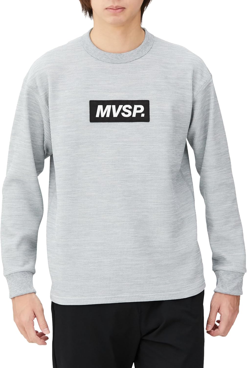

Футболка Move Sports Descente SFTECH Box Logo, вафельный круглый вырез, MVSP, длинный рукав, эластичная, влагоотводящая, защита от УФ-излучения (UPF 50+), солнцезащитный крем, мужская Movesport