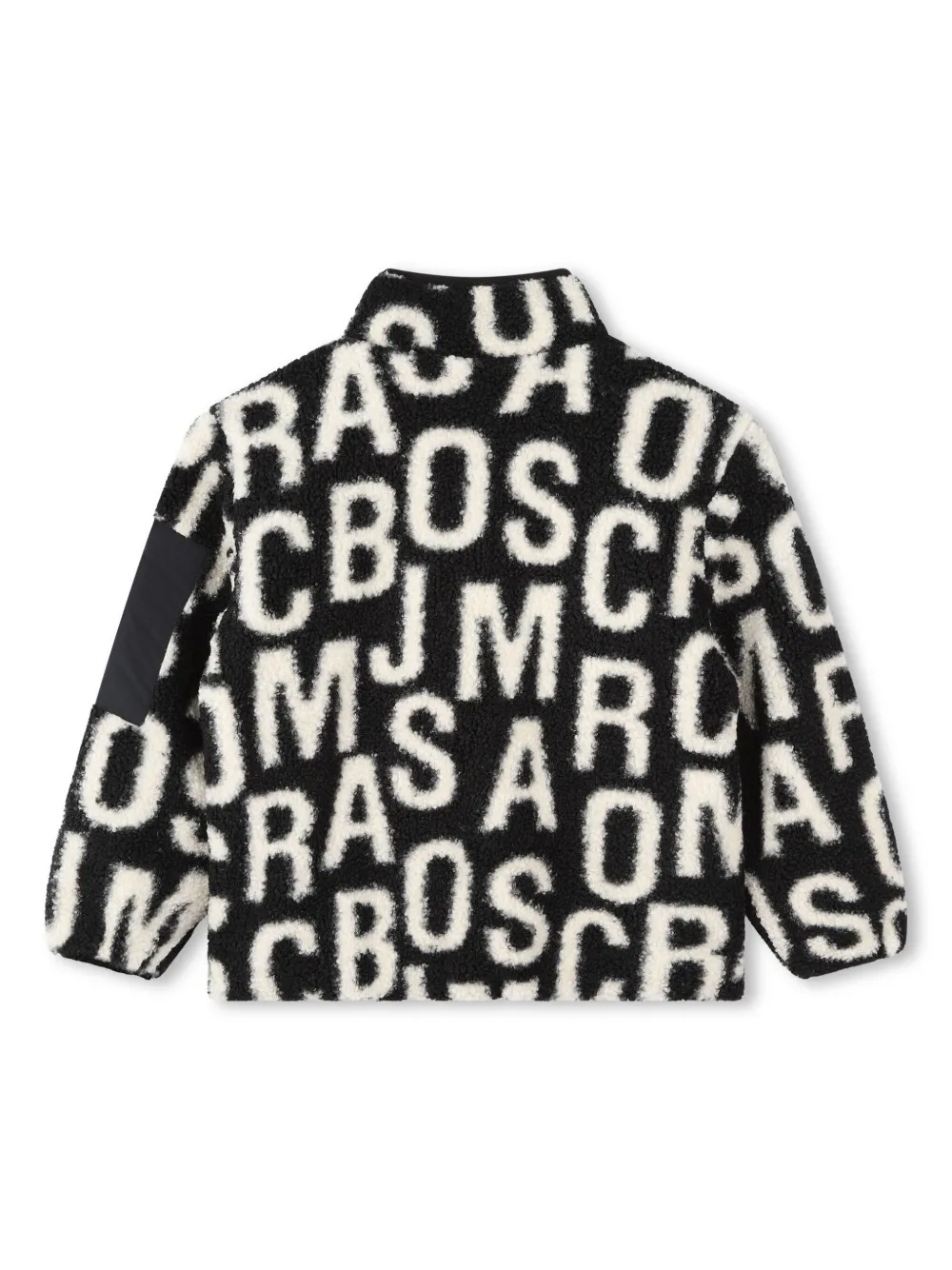 Кардиган с жаккардовым логотипом Marc Jacobs Kids, черный — фото 2