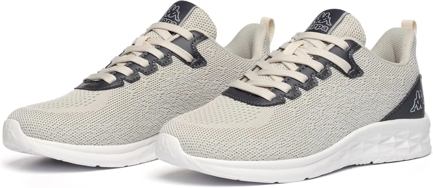 Беговые кроссовки Kappa Unisex с логотипом Rostie, Grey Lt Grey Shadow