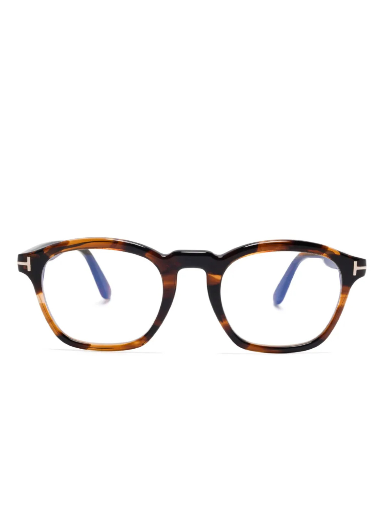

TOM FORD Eyewear очки в квадратной оправе, коричневый