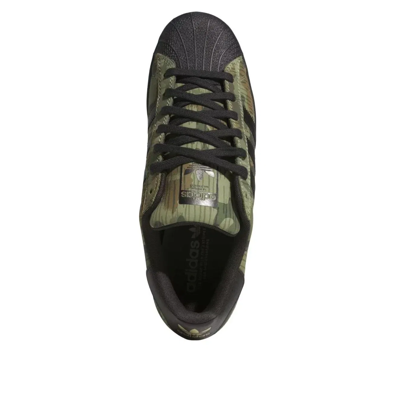 Кроссовки Adidas Superstar ADV 'Camo Black' KI5141, зеленый — фото 2