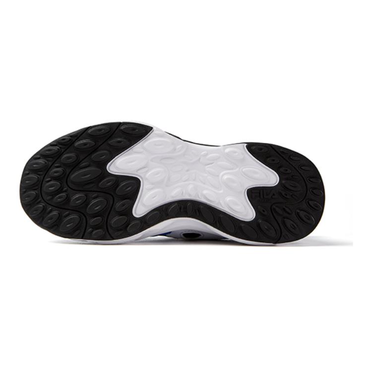 Антиударные низкие детские беговые кроссовки Black White Kids' FILA KIDS — фото 4