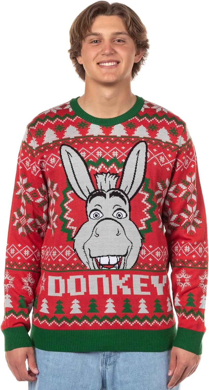 

Свитер Shrek Bioworld для мужчин с узором Fair Isle