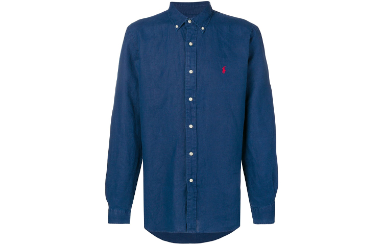

Футболка поло мужская синяя FW21 Polo Ralph Lauren