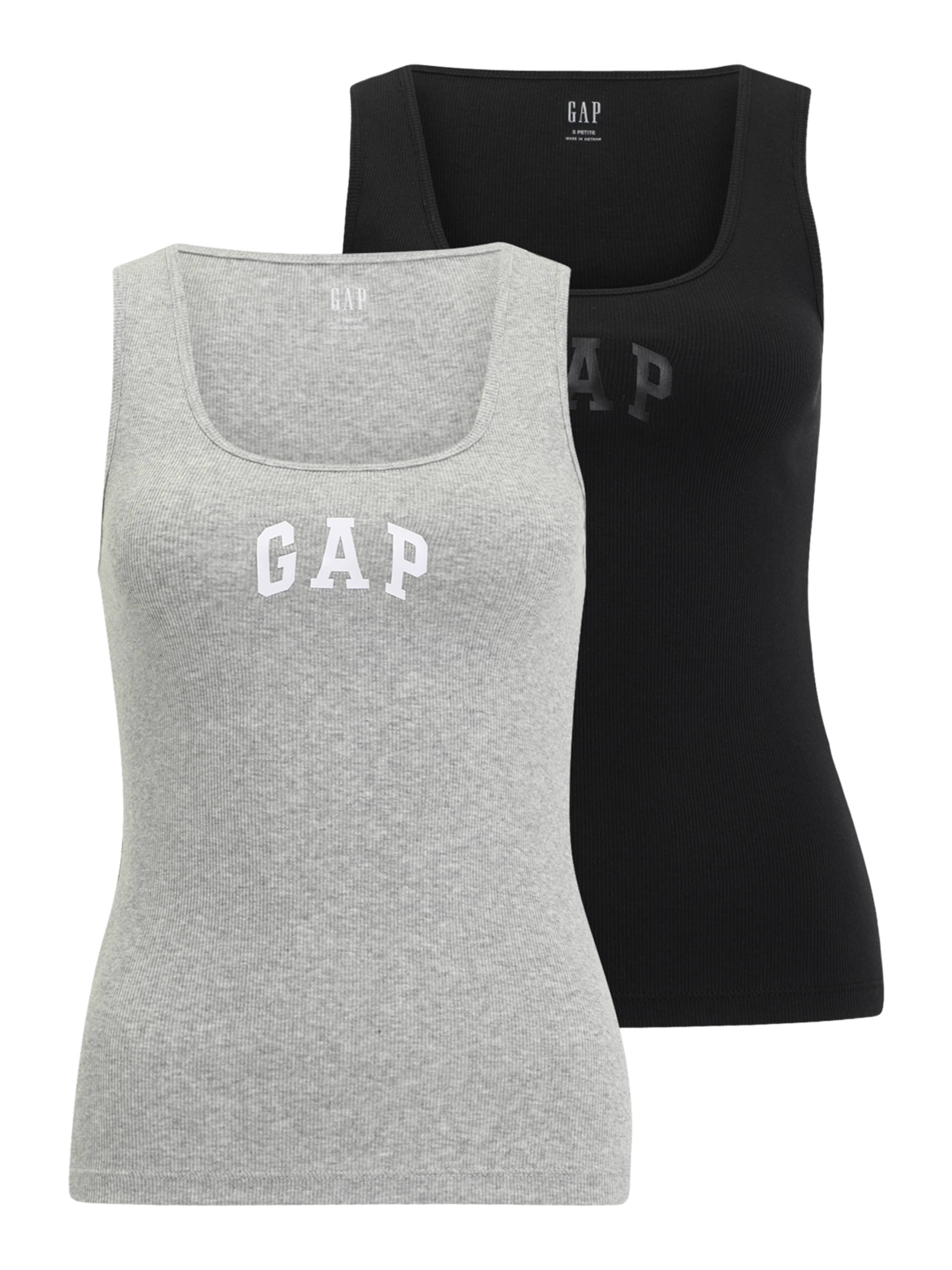 

Gap Petite Топ в цветах Grey, Light Grey, Black