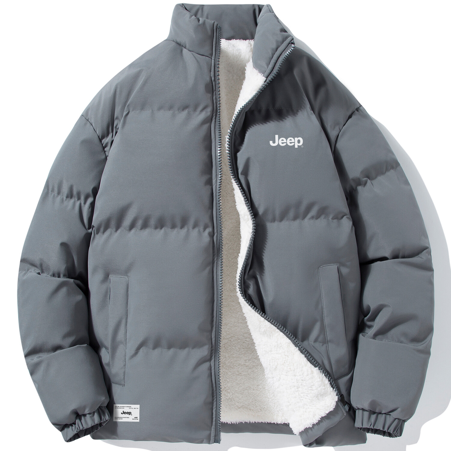

Стеганая куртка унисекс Jeep, серый