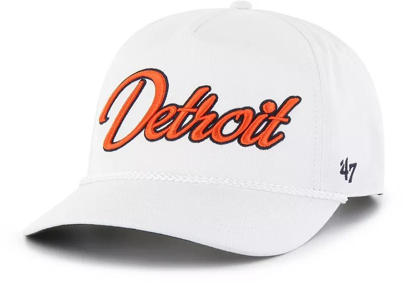 

Белая регулируемая кепка с навесным устройством для взрослые Detroit Tigers '47