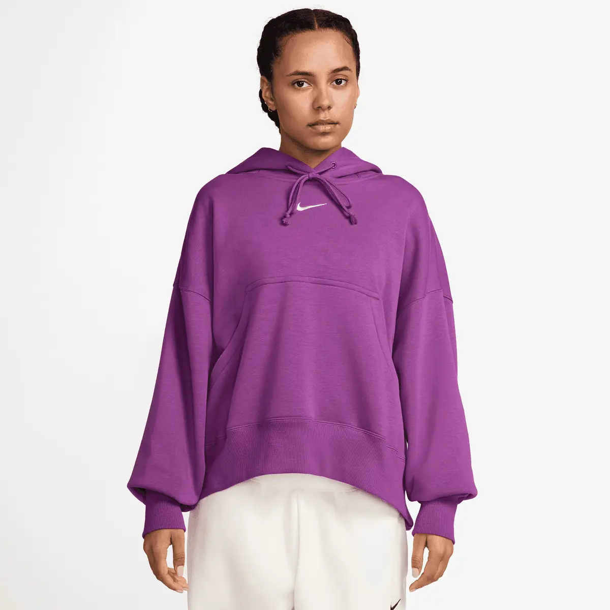 

Худи Nike Sportswear Phoenix Fleece Over Oversized, фиолетовый