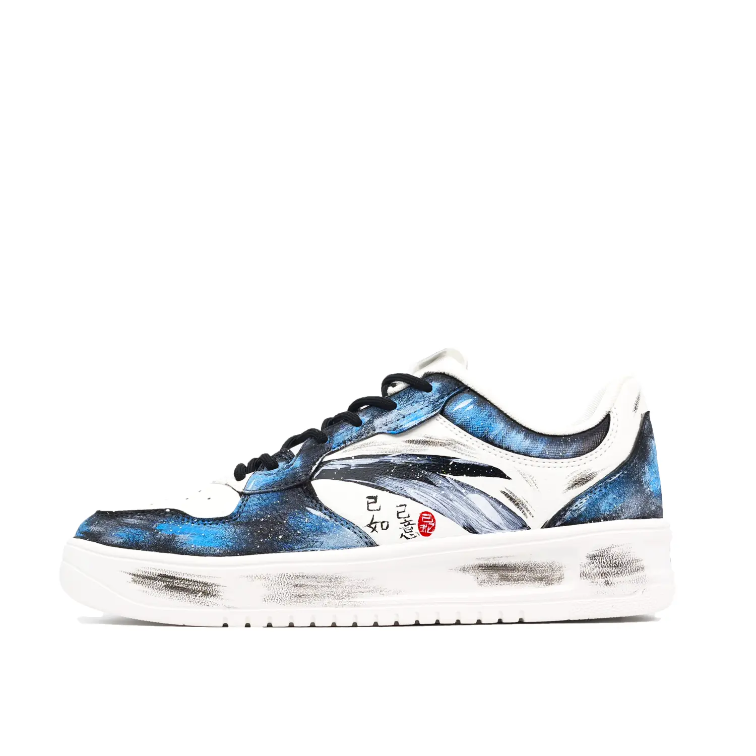 

Легкие амортизирующие износостойкие низкие кроссовки для скейтбординга мужские ANTA, синий