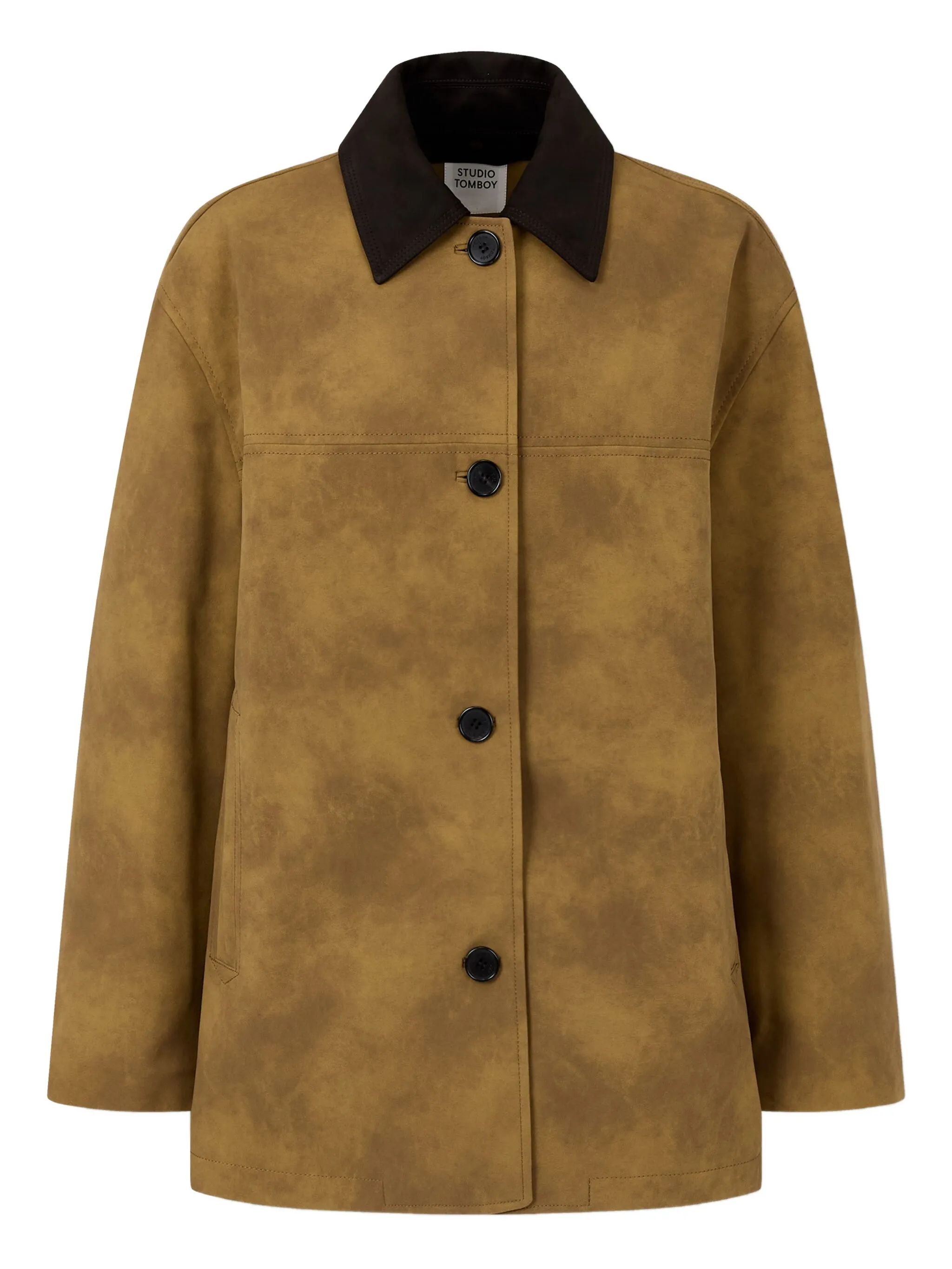 

Куртка из искусственной замши Studio Tomboy, коричневый