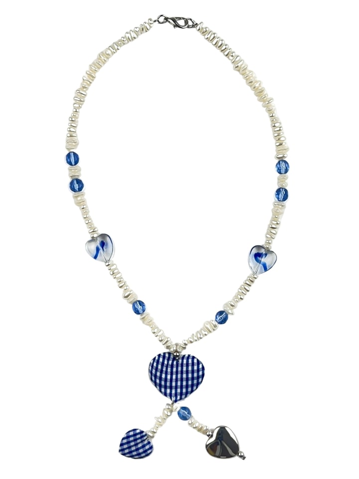 

Allgäu Rebell Традиционное ожерелье «Лил» синего цвета