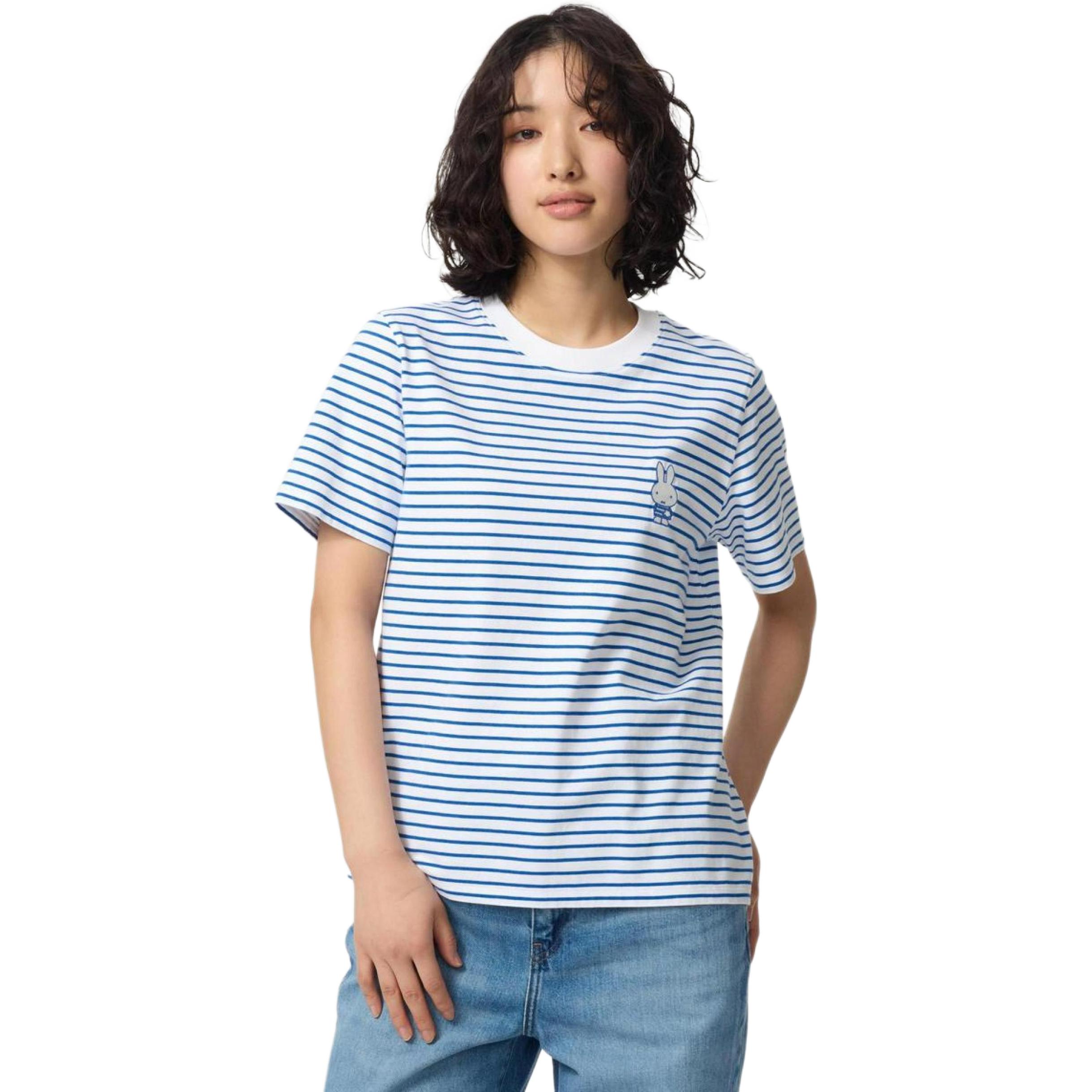 UNIQLO Футболка Miffy Collaboration женская Royal Blue — фото 4