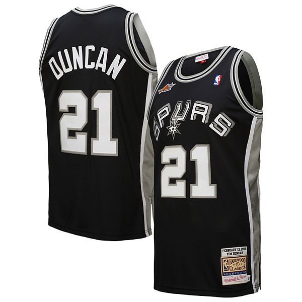

Футболка мужская Tim Duncan San Antonio Spurs черная 2000 NBA All-Star Game Authentic Mitchell & Ness