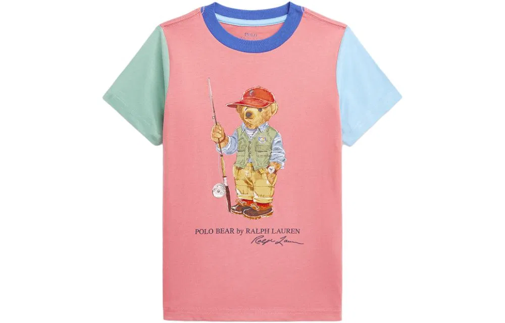Футболка Multicolor Kids' Polo Ralph Lauren, Pink