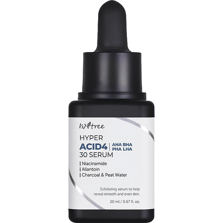 

Isntree Hyper Acid4 AHA BHA PHA LHA 30 Serum отшелушивающая сыворотка для лица 20 мл