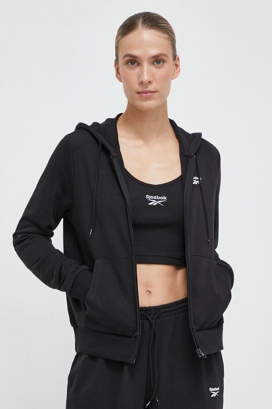 

Толстовка с капюшоном Reebok, черный