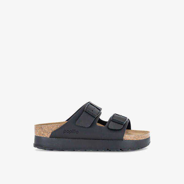 

Сандалии Arizona Flex на плетеной платформе Birkenstock, черный