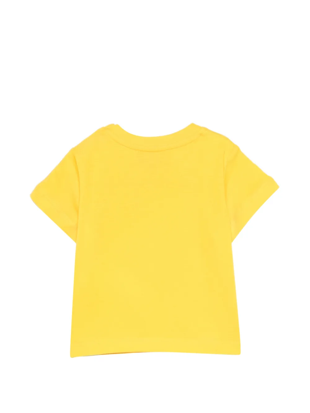 Футболка с аппликацией в виде медведя Moschino Kids, желтый — фото 2