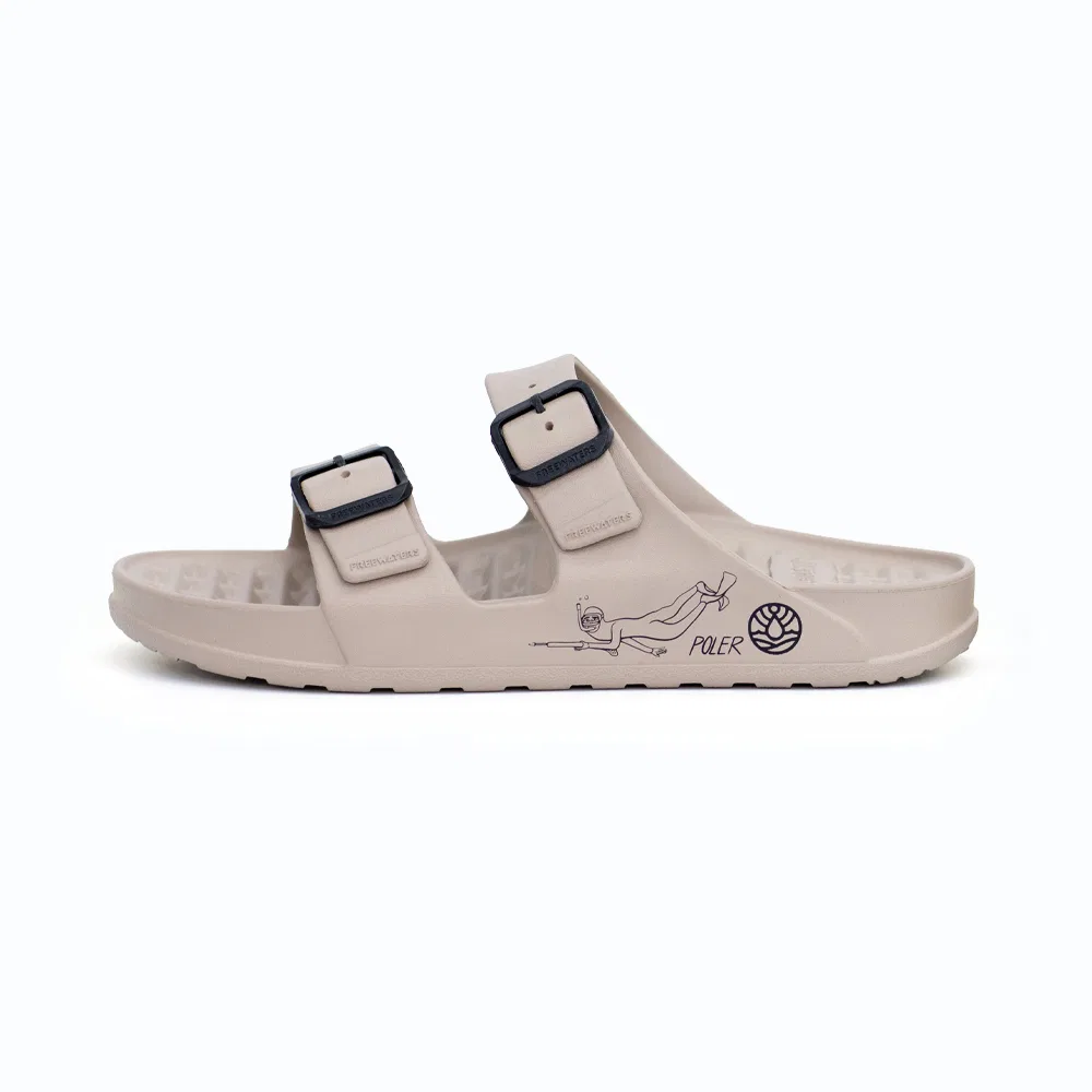 Мужские слайды Poler Stuff x Freewaters Cloud9 Explorer Poler Taupe