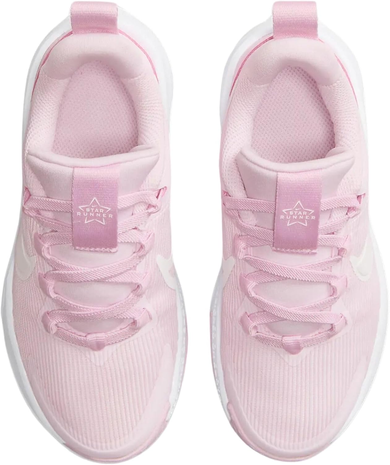 Детские кроссовки Nike Star Runner Unisex-Child 4 Nn (Gs), белый/розовый — фото 3