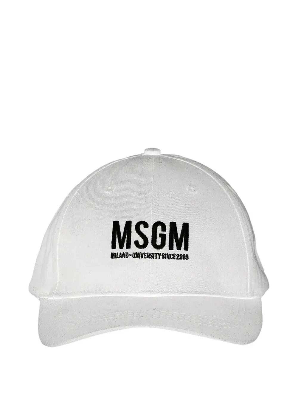 Бейсболка с вышитым логотипом Msgm Kids, белый