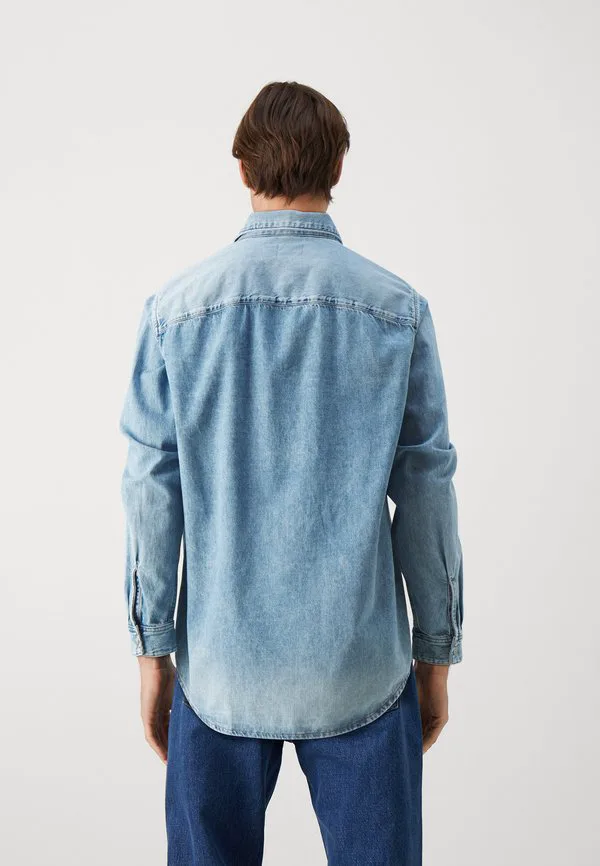 Простая рубашка Diesel, Light Blue — фото 3