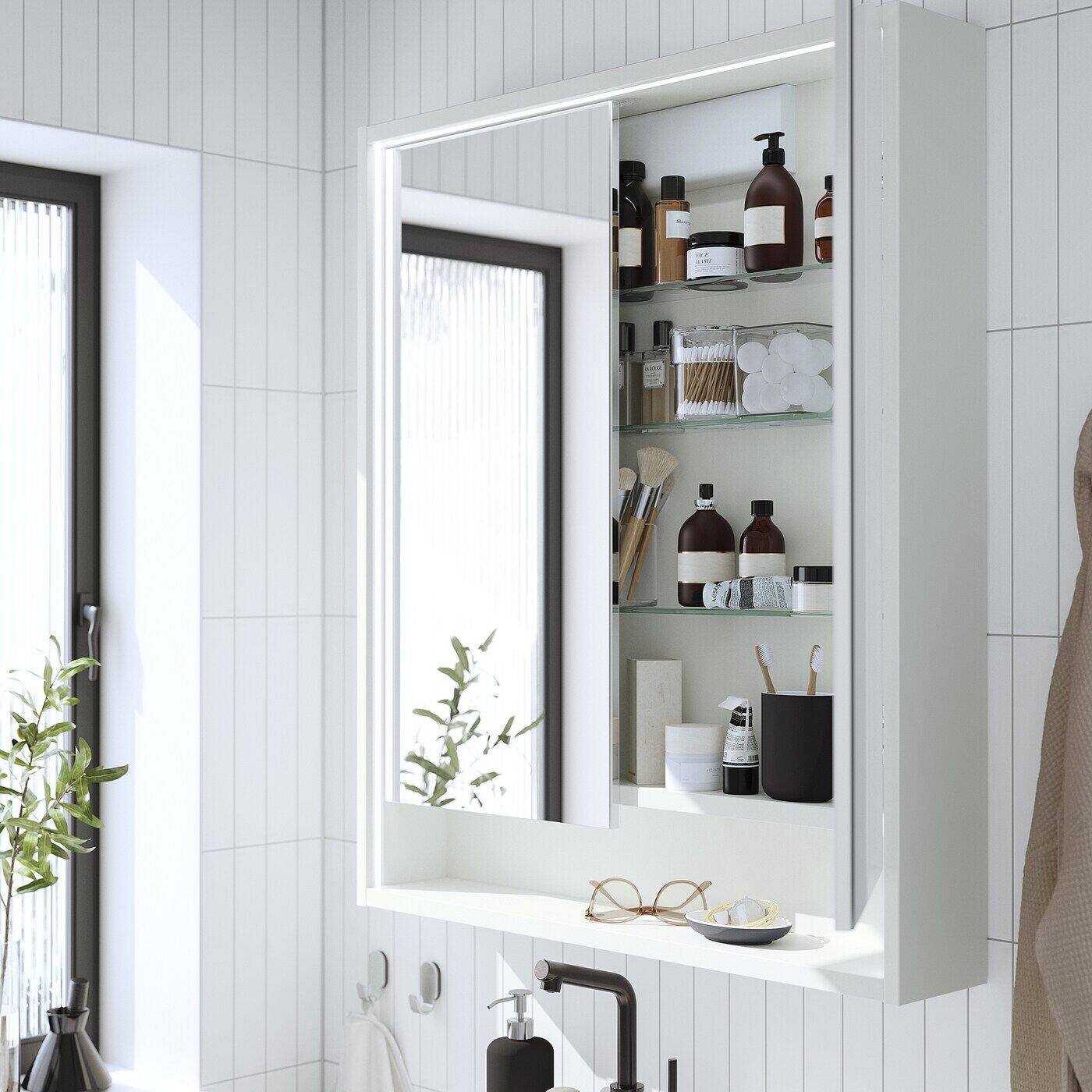 зеркальный шкаф для ванной фото 4