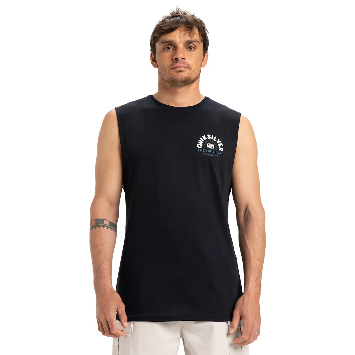 

Мужская футболка Quiksilver Ev Summer Road, черный