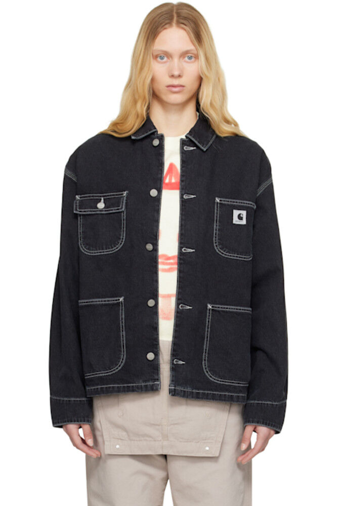 

Черная джинсовая куртка OG Michigan Carhartt Work In Progress