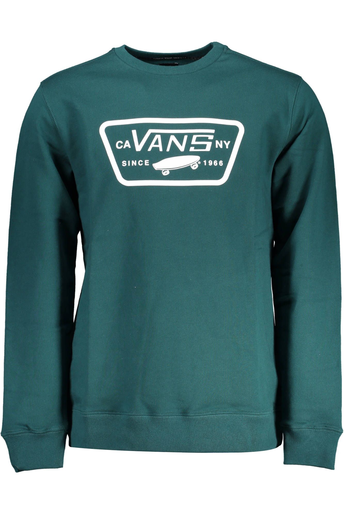 

Зеленый хлопковый мужской свитер Vans