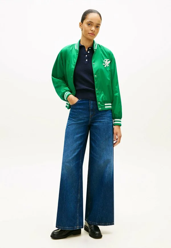 Бомбер с аппликацией логотипа Tommy Hilfiger, Courtside Green — фото 2