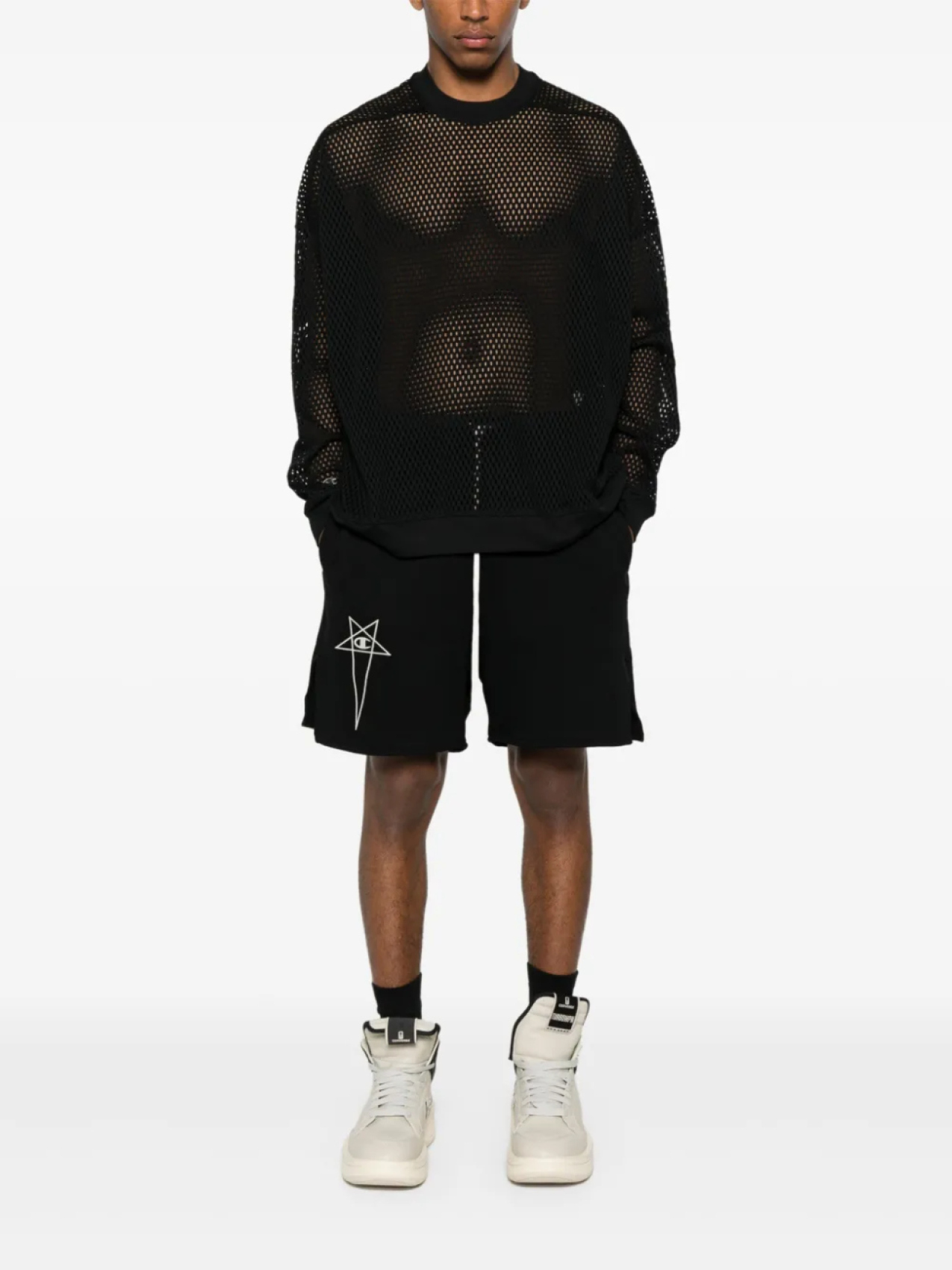 

Футболка X Чемпион Rick Owens X Champion, черный