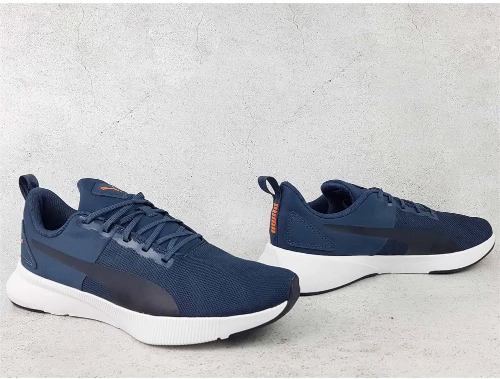 Беговые кроссовки PUMA унисекс Flyer Runner из сетчатой ​​ткани, Navy Blue — фото 4