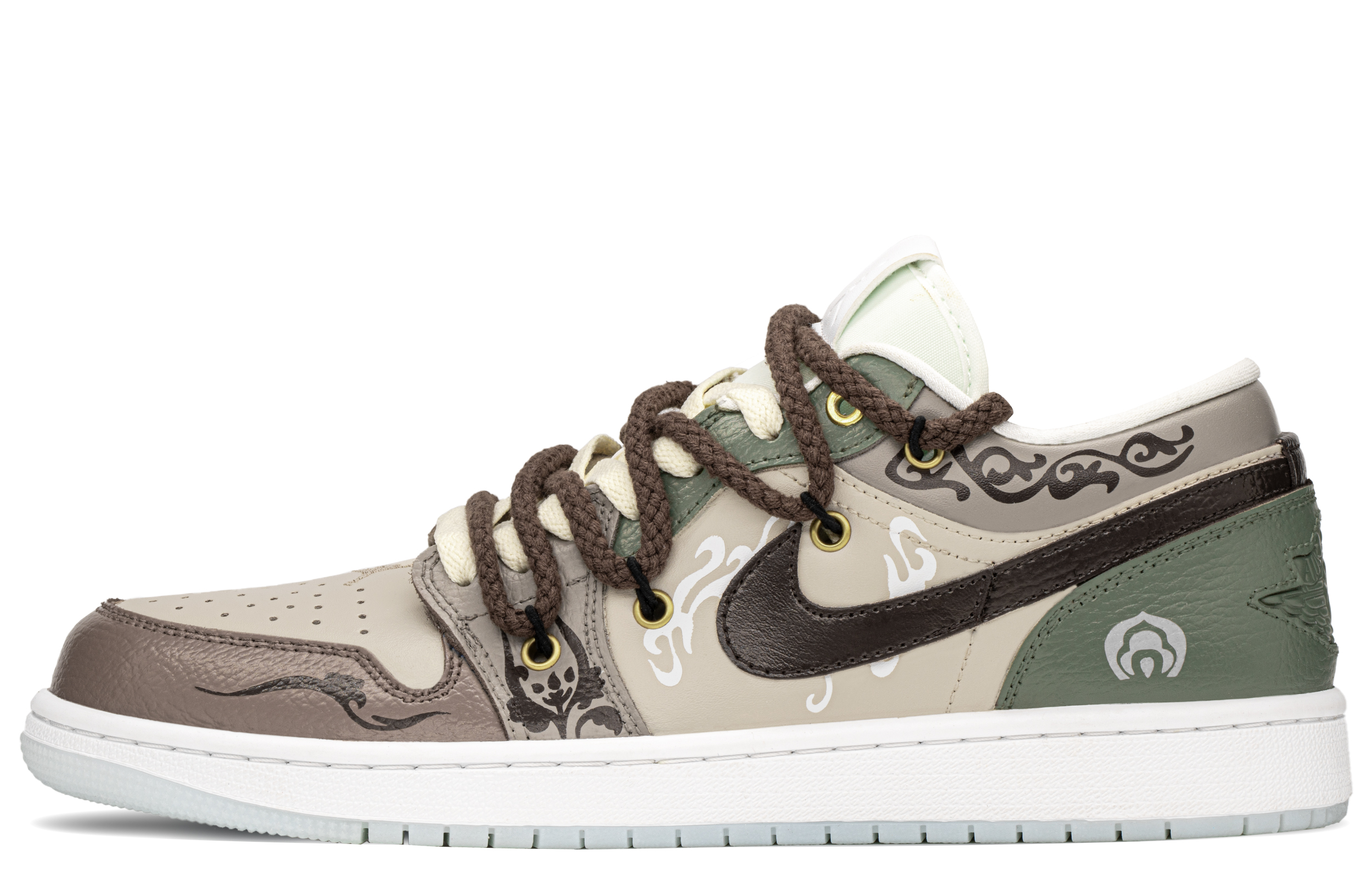 

Jordan Air Jordan 1 винтажные баскетбольные кроссовки мужские, Khaki Green