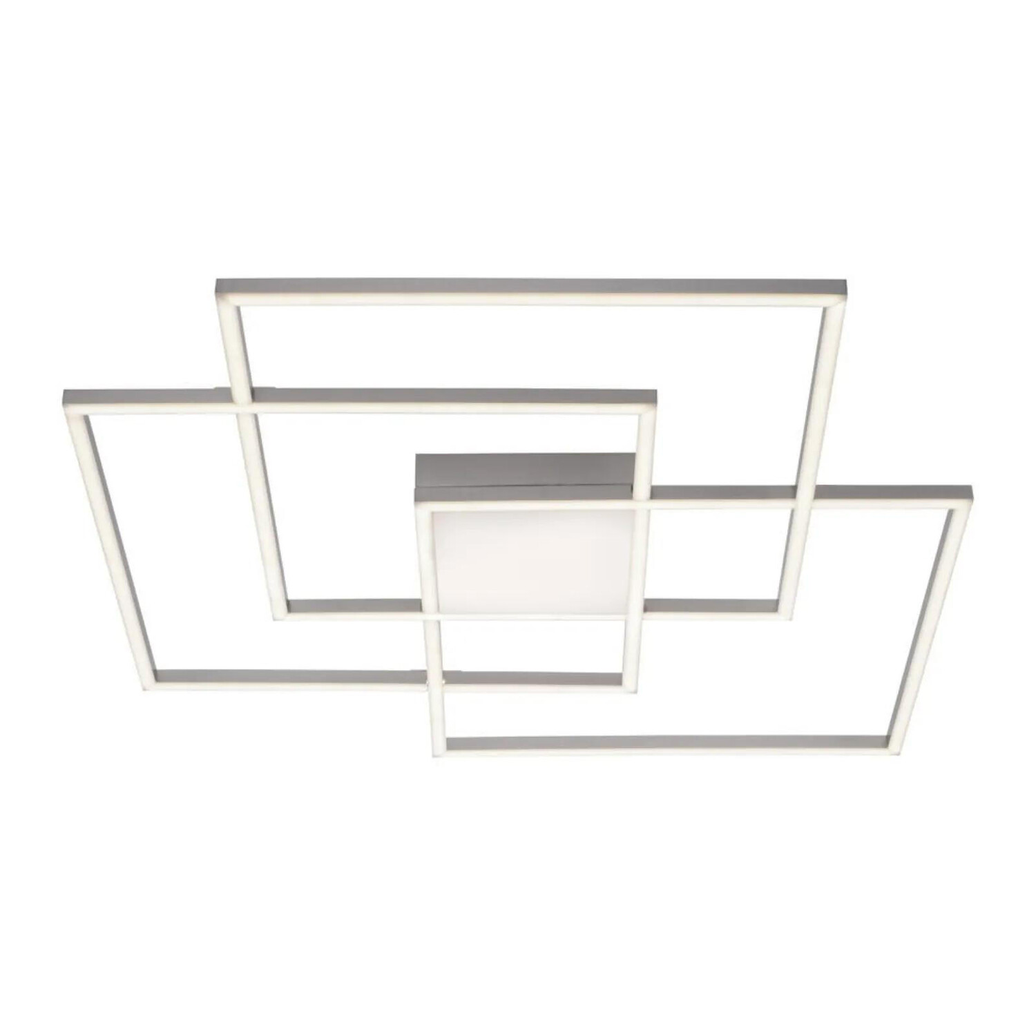 

Потолочный светильник click-licht, 75x75x6 см, серебристый