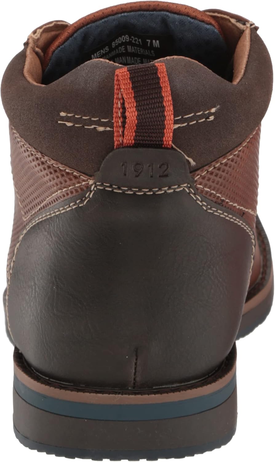 Мужские ботинки Nunn Bush DC Circuit Plain Toe Chukka с амортизирующей стелькой с эффектом памяти, Cognac — фото 3