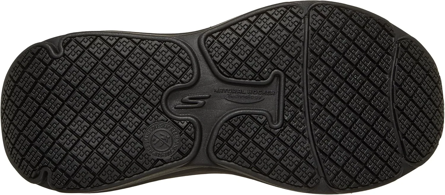 Мужские кроссовки Skechers Engineered Mesh Lace Up Max Cushioning Endeavor Sr изготовлены из сетчатого материала с амортизацией Max Cushioning, черный — фото 4