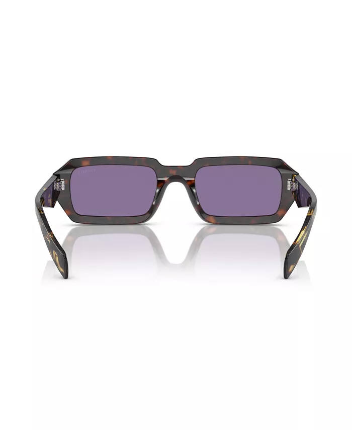 Женские солнцезащитные очки Symbole Geometric, модель PR A12S PRADA, коричневый — фото 3
