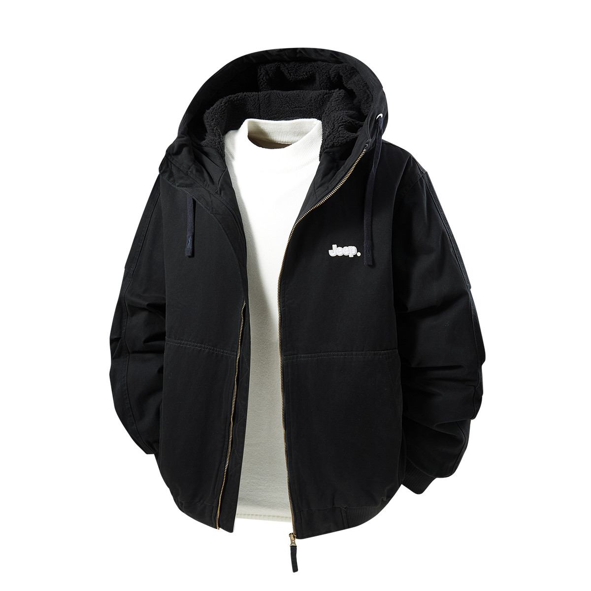 

Винтажная пуховая куртка Wolf Path Unisex Jeep, черный синий