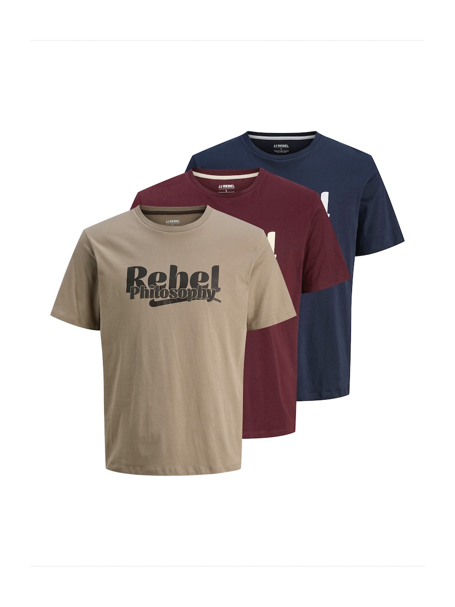 

Рубашка JJ Rebel JREBRAKIM, Dark Blue/Taupe/Carmine Red