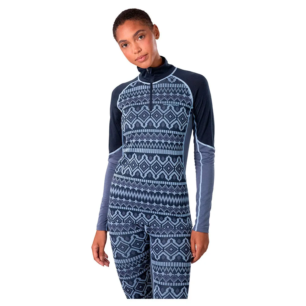

Базовый слой Kari Traa Malia long sleeve, синий