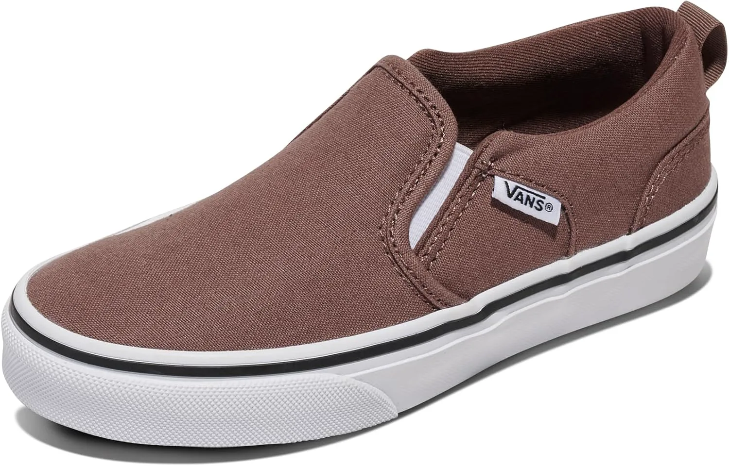 Кеды Vans Asher без шнурков для детей и подростков — фото 2