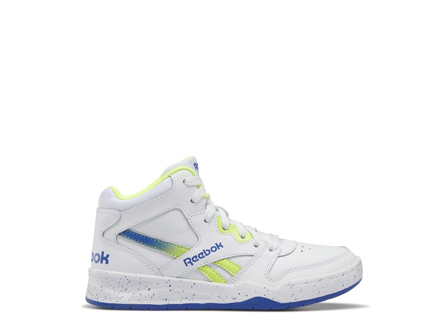 

Кроссовки Reebok BB4500 Court, белый/неоново-желтый/синий