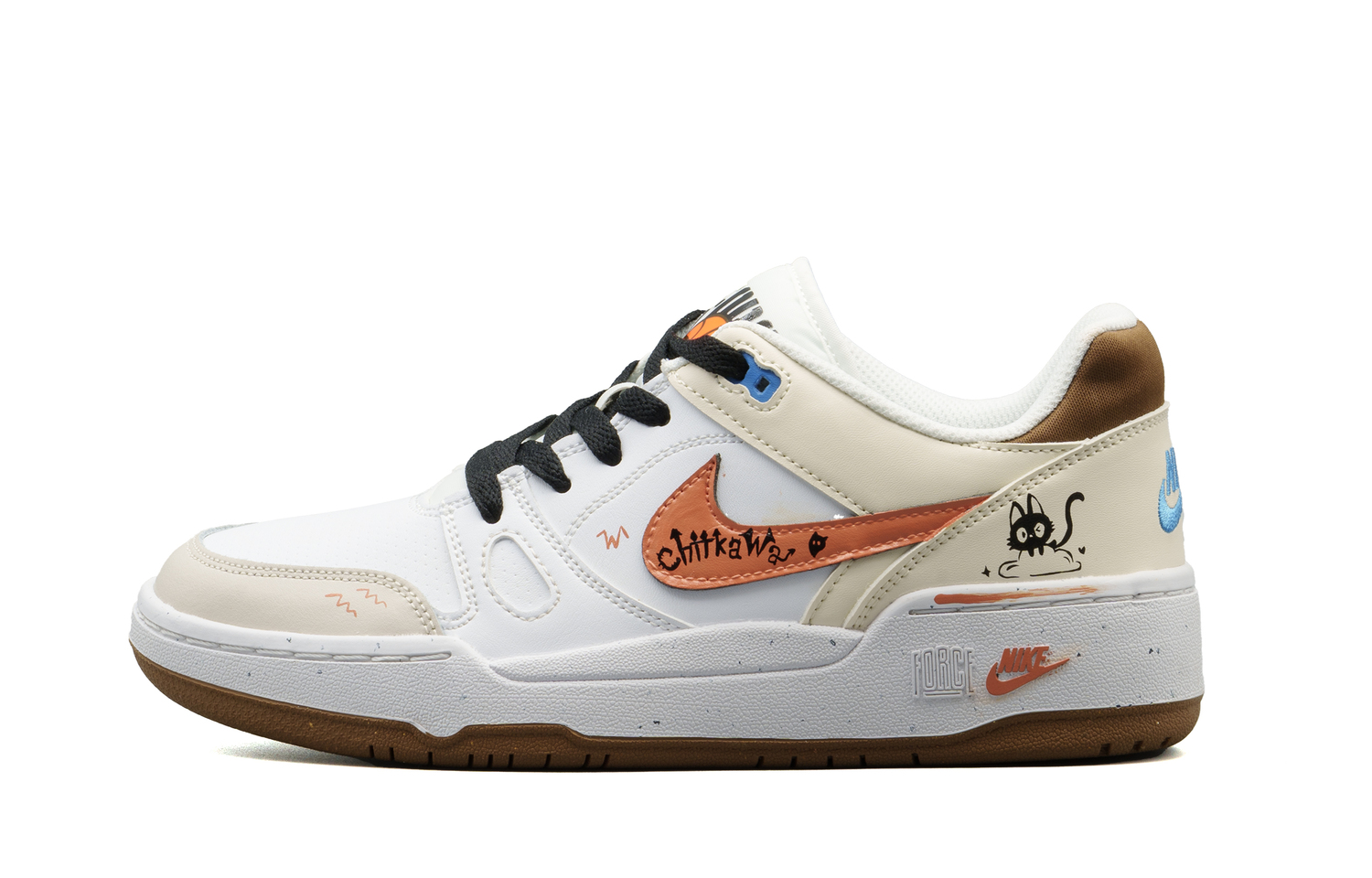 

Full Force Low top мужские скейтборд кроссовки Nike, оранжевый