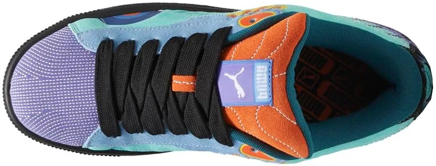 Мужские замшевые кроссовки PUMA Ddlm, сине-фиолетовые — фото 4