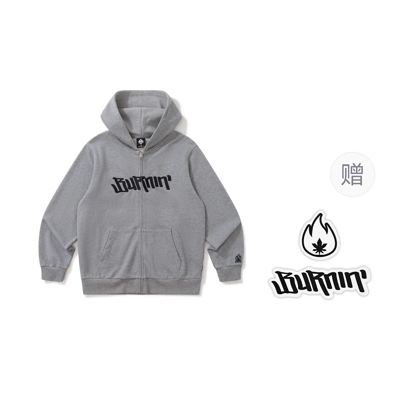 

Толстовка унисекс BURNIN, Серый