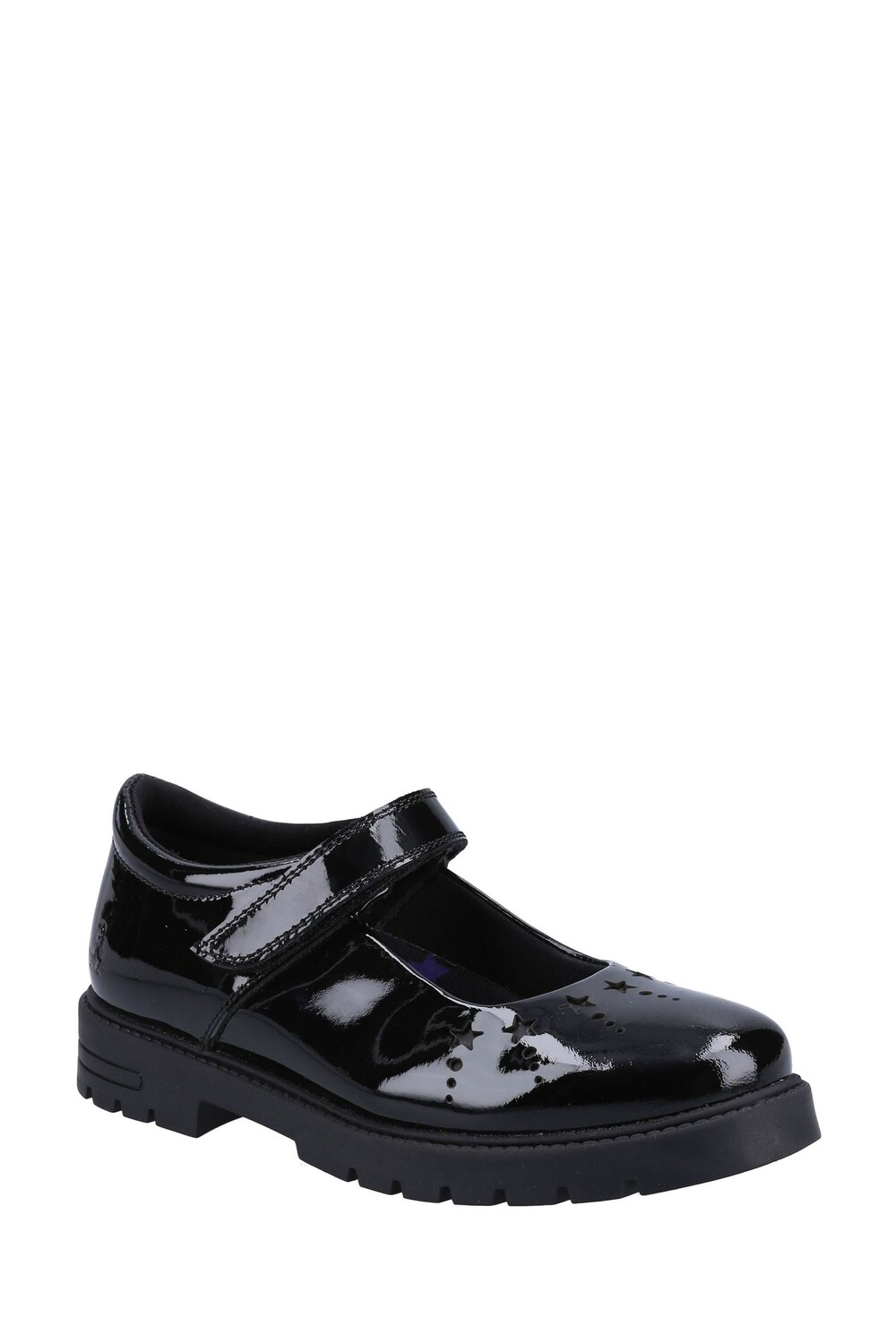Черные лакированные туфли Sabrina Senior Hush Puppies, черный — фото 2
