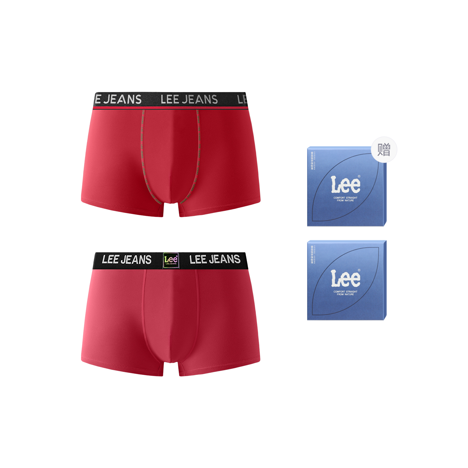 

Sunset 3.0 трусы мужские подарочная коробка 2 шт Lee, красный