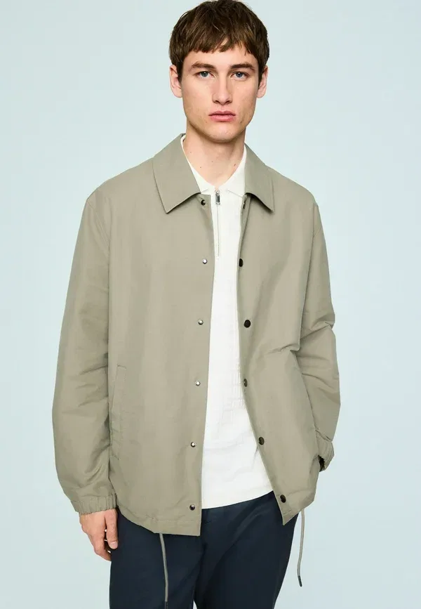 Куртка Next Regular fit coach summer jacket, серая
