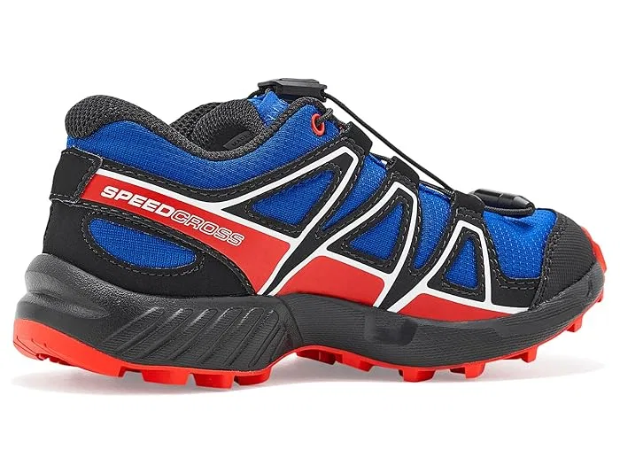 Кроссовки для трейла Speedcross Salomon Kids, Surf The Web/Fiery Red/Black — фото 4